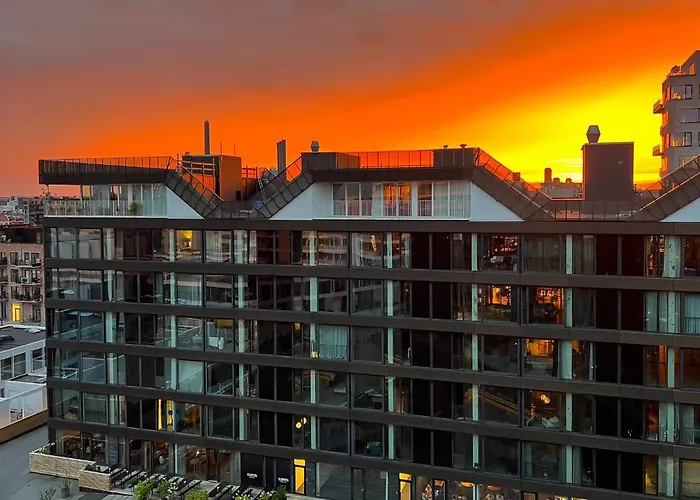 Daire Exclusive Penthouse With Sunset Views Kopenhag